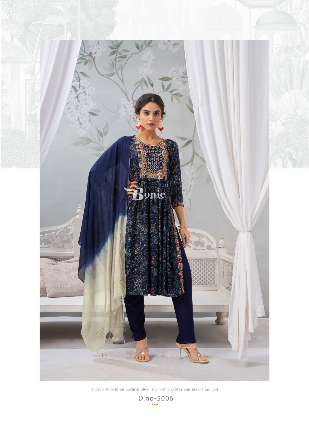 Meghana 5 By Bonie Rayon Designer Kurti With Bottom Dupatta Wholesale Price In Surat
